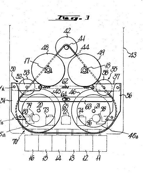 Laufwerk Patent von Sony 1972